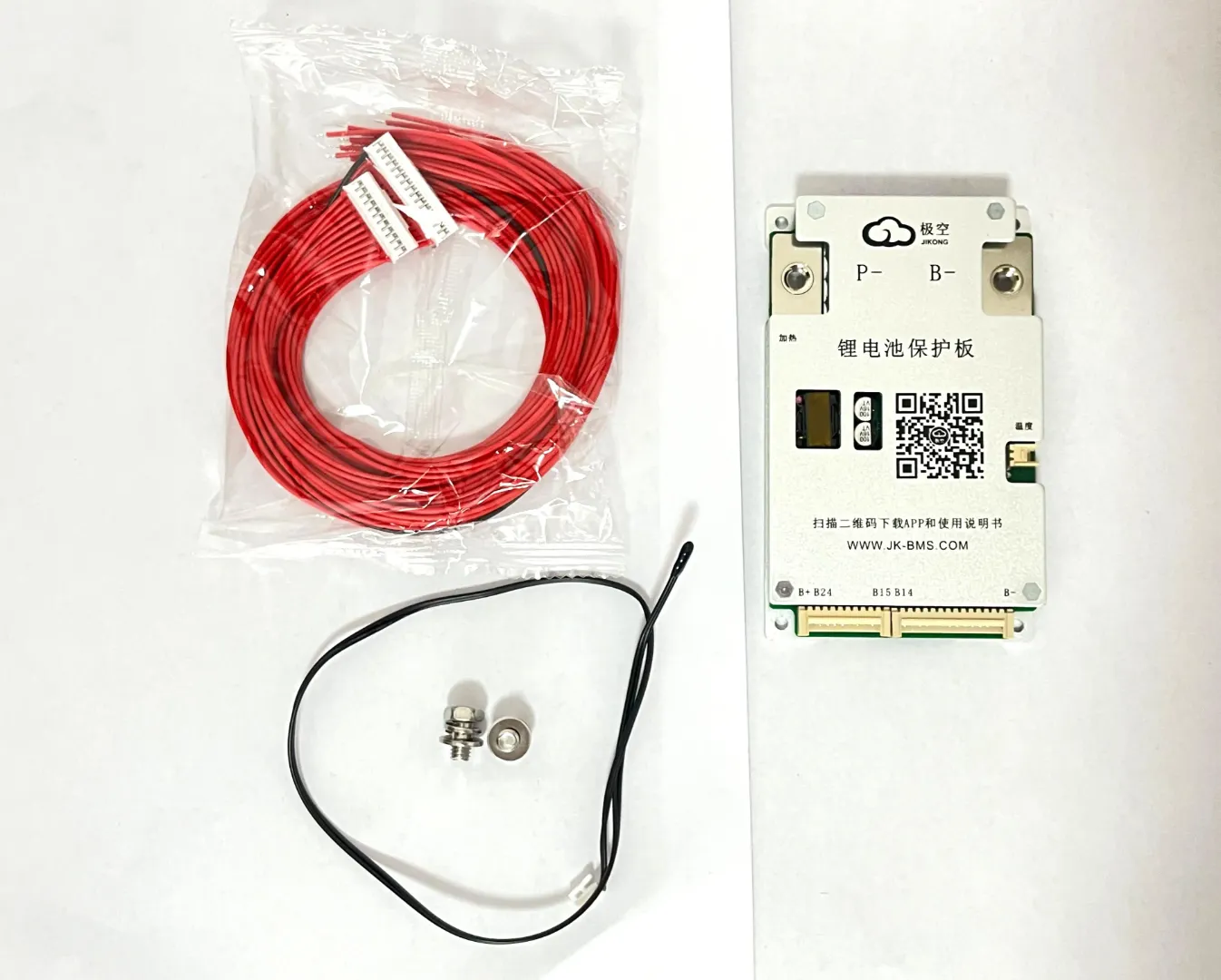 JK-BD4A24S10P Smart BMS 100A with 0.4A Active Balancer | 8S-24S LiFePO4, Lithium-Ion & LTO Battery Management System | Blueto