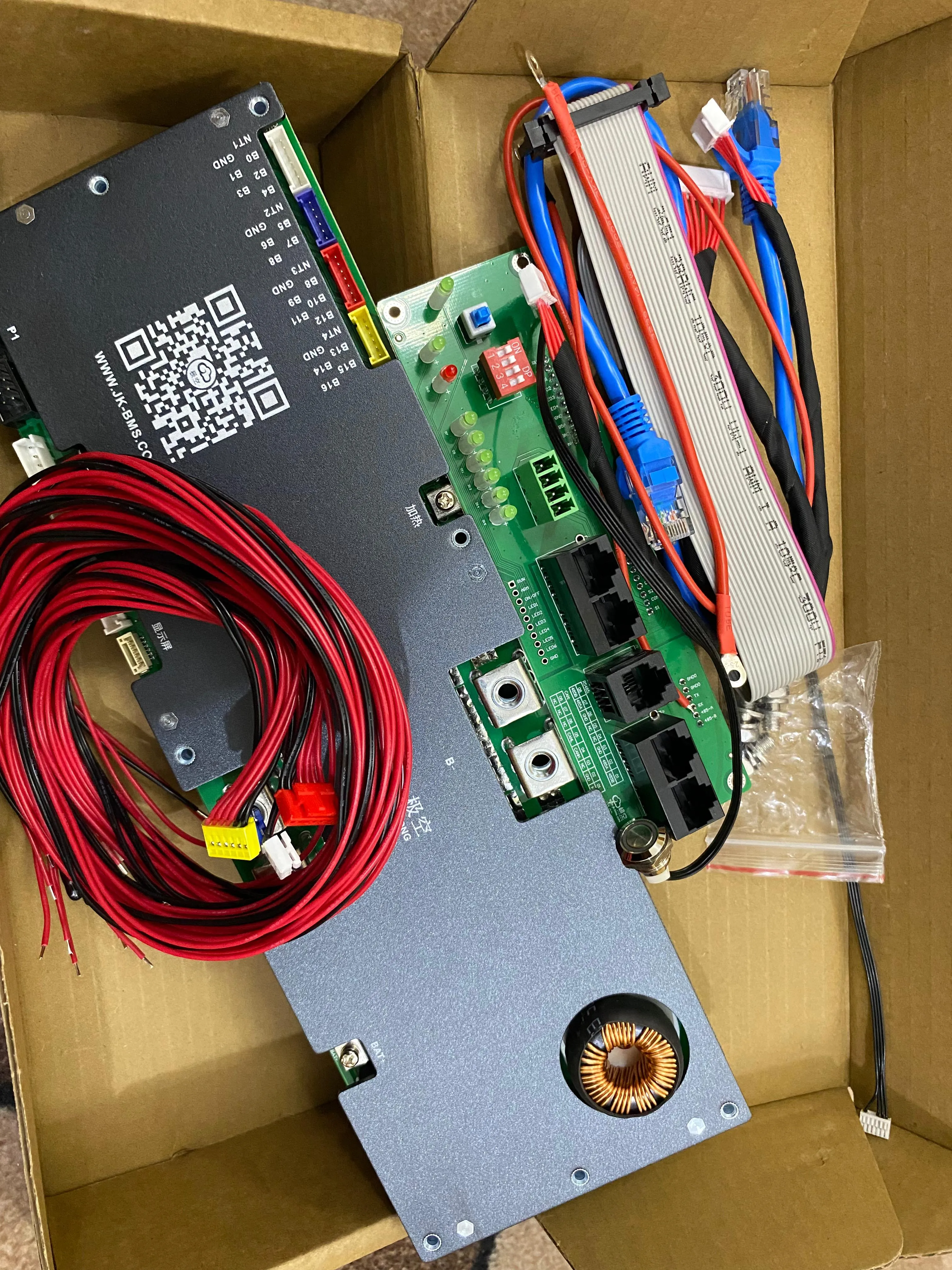 JK-PB2A16S30P Inverter BMS 300A with 2A Active Balancer | 600A Peak Discharge | 8S-16S LiFePO4, Lithium-Ion & LTO Battery Man