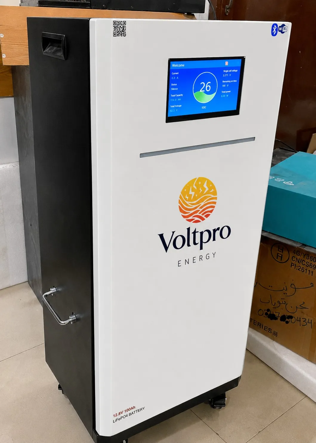 Voltpro Energy 51.2V 314Ah LiFePO4 Lithium Battery | EVE A-Grade 8000+ Cycles | TDT-1001 Smart Inverter BMS | 300A | 600A Pea